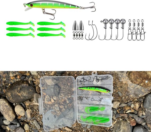 Fishing Pole Combo, 6.9ft 2Pcs Telescopic Rods Set, Collapsible Carbon Fiber Fishing Rods, 2PCS Spinning Reel Set with Carrier Bag Freshwater Fishing Rod and Reel Combos Kits - Image 3